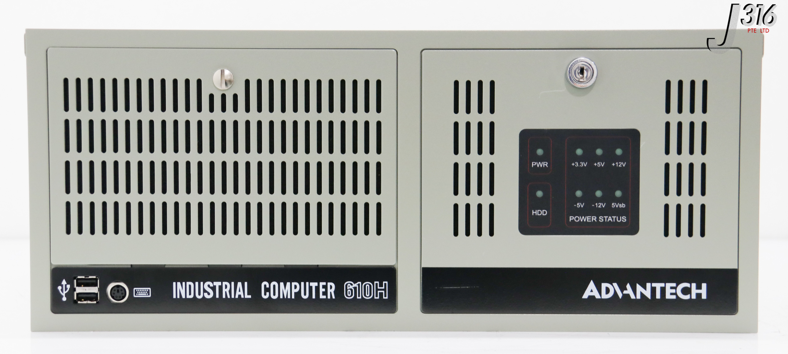 33743 ADVANTECH INDUSTRIAL COMPUTER, 610H, P/N: IPC-610BP-30HBE